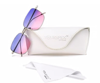 Gradient Blue Pink Sunglasses