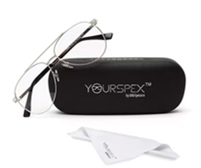 GLOSSY SILVER AVIATOR CHASHMA