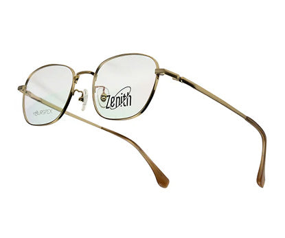 Zenith Titanium Gold Square Spectacles