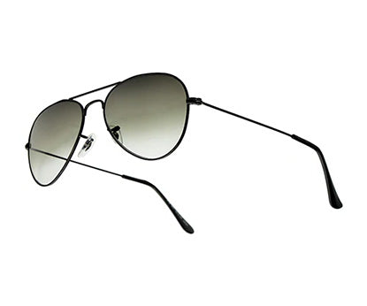 JetBlack Unisex Aviators Gradient Sunglasses