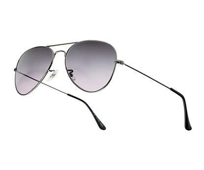 ChromePurple Gradient Aviator Sunglasses