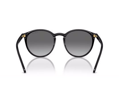 Vogue Eyewear Women's Vintage Black Round Sunglasses
