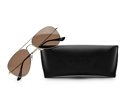 GoldBrown Classic Aviator Sunglasses