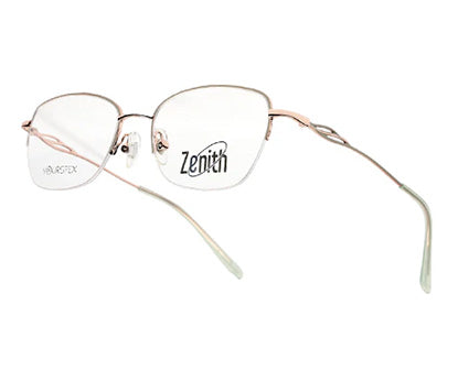 Zenith Titanium Rose Gold Crystal Frames