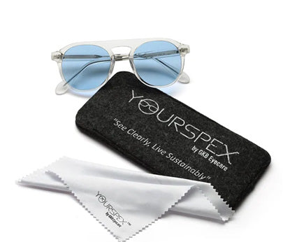 Blue Aviator Full Rim UV400 Protected Sunglasses For Men