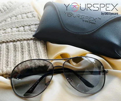Gunmetal/Black Aviator Sunglass UV400 Protected for Men and Women