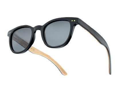 YourSpex-Vintage UV 400 Black Full-Rim Sunglasses-Medium-Round