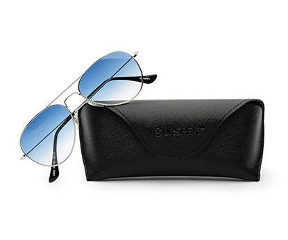 SkyTint Classic Blue Aviator Sunglasses