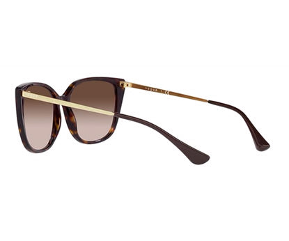 Vogue Eyewear Female Havana Cat Eye Sunglasses