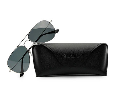 SilverWing Aviators Ocean Green Lens Sunglasses