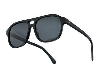 YourSpex-Thick Black Square Full-Rim Sunglasses-Large-Square