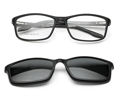 Gray Ultralight Clip-on Spectacles
