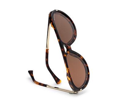 YourSpex-Bold Tortshell Acetate Sunglasses-Large-Aviator