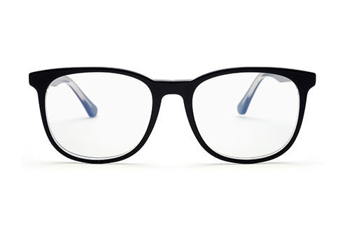 Dark Blue Square Eyeglasses for Men and Women