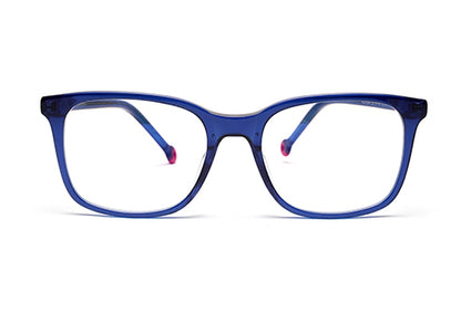 Blue Squared Shape Acetate Eyeglasses Frames for Men & Women