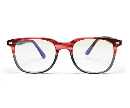 Brown Woody Wayfarer Style Acetate Eyeglass Frame for Men