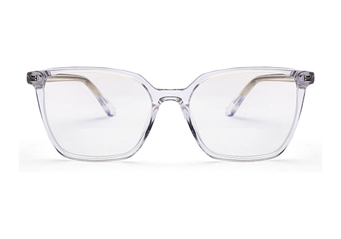 Transparent Large Square Eyeglasses for Men and Women