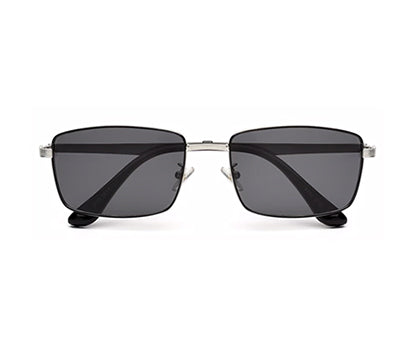 Gunmetal Rectangle Polarized Sunglass for Men