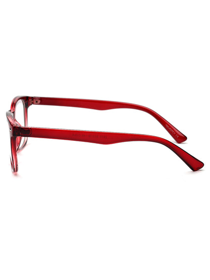 Cool Burgundy Square Spectacles