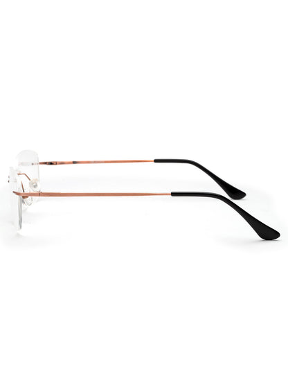 Rimless Golden Square Spectacles Frames