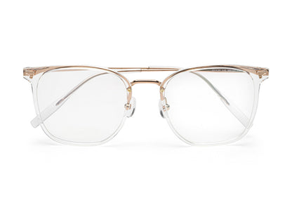 ZENITH TITANIUM TRANSPARENT GOLD WAYFARER UNISEX CHASHMA