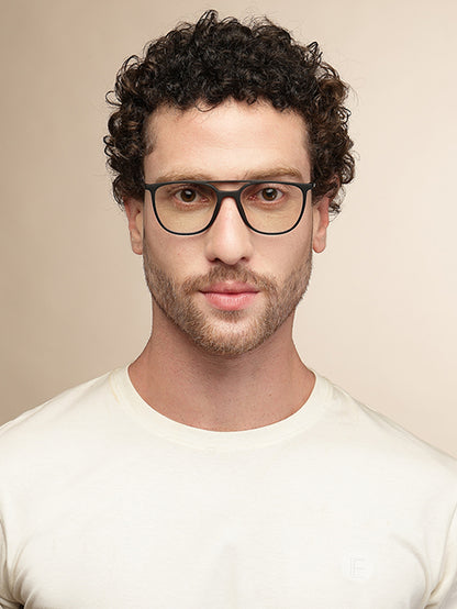 Sleek Black Ultralight Spectacles