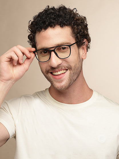 Sleek Black Ultralight Spectacles