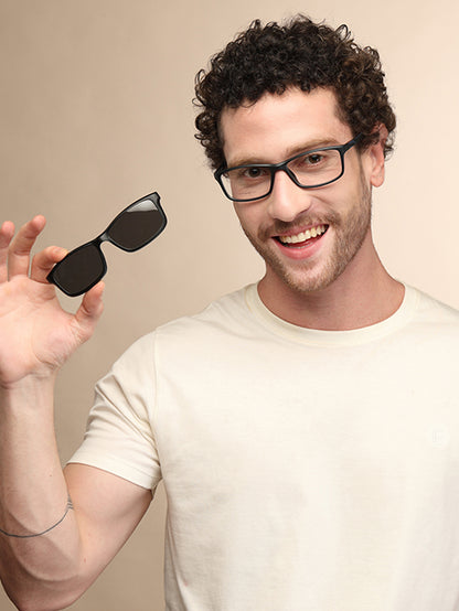 Gray Ultralight Clip-on Spectacles