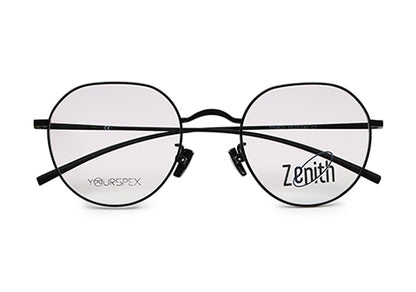 Zenith Titanium Round Metal Frames