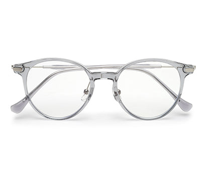 ZENITH TITANIUM ROUND SILVER SPECS FOR WOMEN