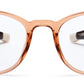 YourSpex Light Brown Wayfarer Spectacles for Children