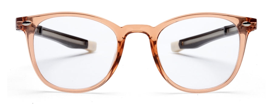 YourSpex Light Brown Wayfarer Spectacles for Children