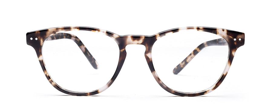 Snow Leopard Full Rim Acetate Cat Eye Glasses Frames for Women