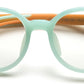 Sky Blue Oval Face Shape Glasses Frame for Kids