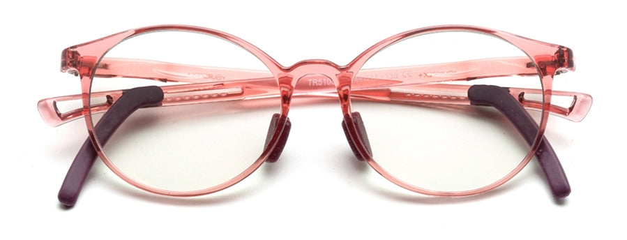 Transparent Pink Eyeglasses Frame for Kids