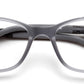 Light Grey Wayfarer Eyeglasses Full Rim TR-90 Frame for Kids