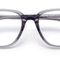 Grey Glossy Square Full Rim Acetate Glasses Frames for Men