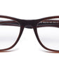 Dark Brown Rectangle Full Rim Acetate Eyeglass Frame for Men