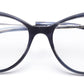 Green Cateyes Full Rim Acetate Metal Frame for Women