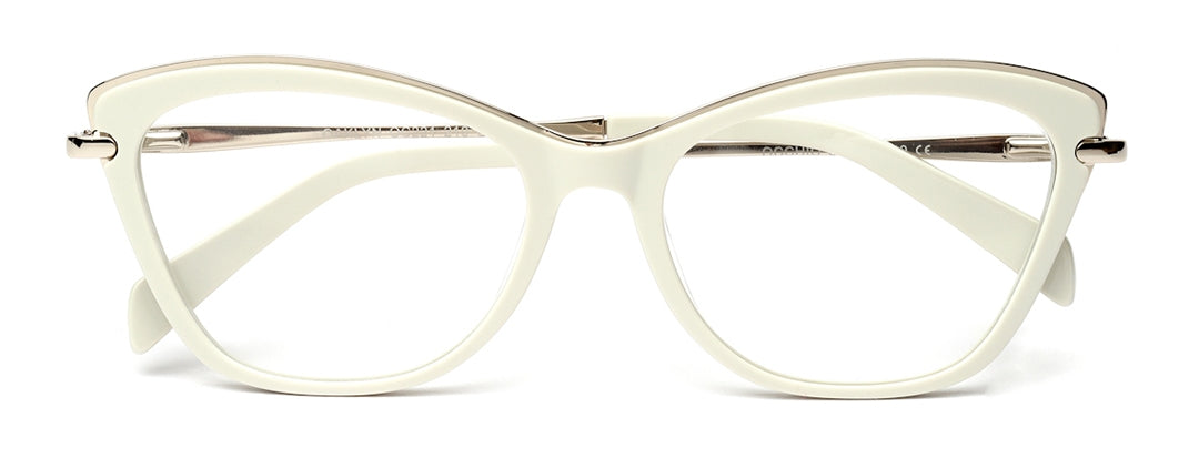 White Cateye Frames