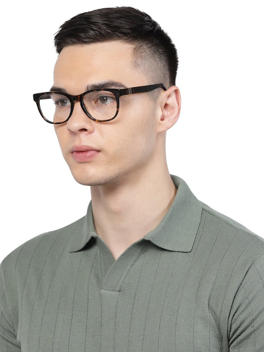 Tort Acetate Oval Unisex Frame