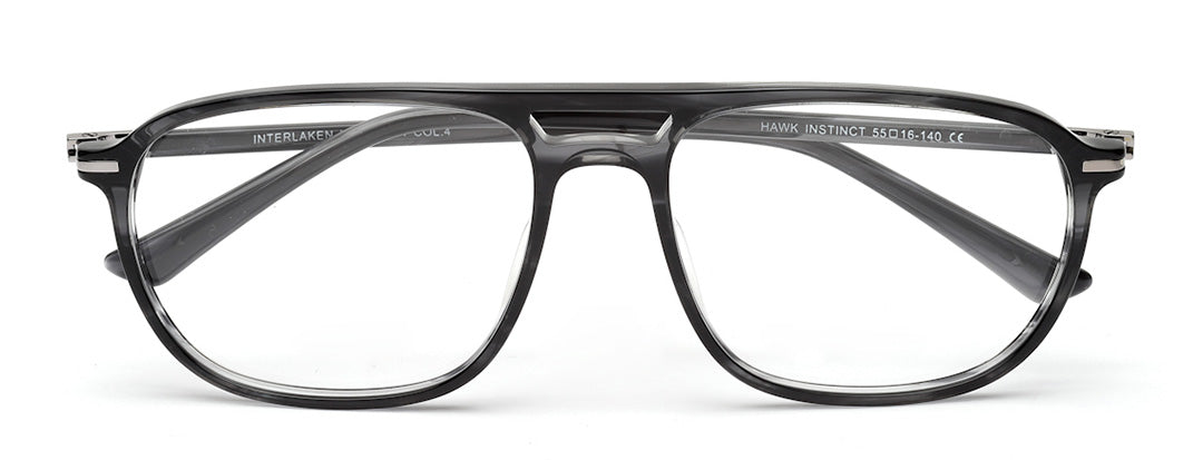 Demi Grey Square Spectacle Frames