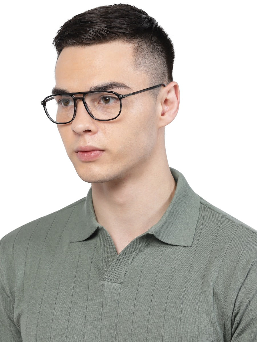 Demi Grey Square Spectacle Frames