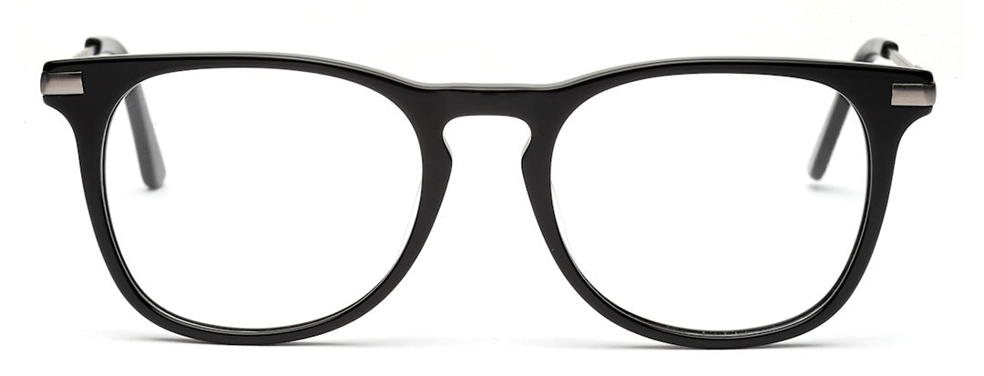 Oval Black Number Glass Frames