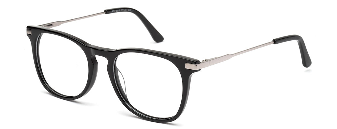 Oval Black Number Glass Frames