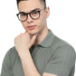 Oval Black Number Glass Frames