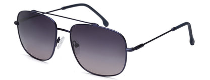 Blue Squared full Rim Metal Sunglasses For Men