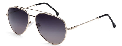 Golden Aviator Full Rim Metal Sunglasses