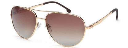 Golden Aviator Full Rim Metal Sunglasses