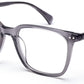 Grey Glossy Square Full Rim Acetate Glasses Frames for Men